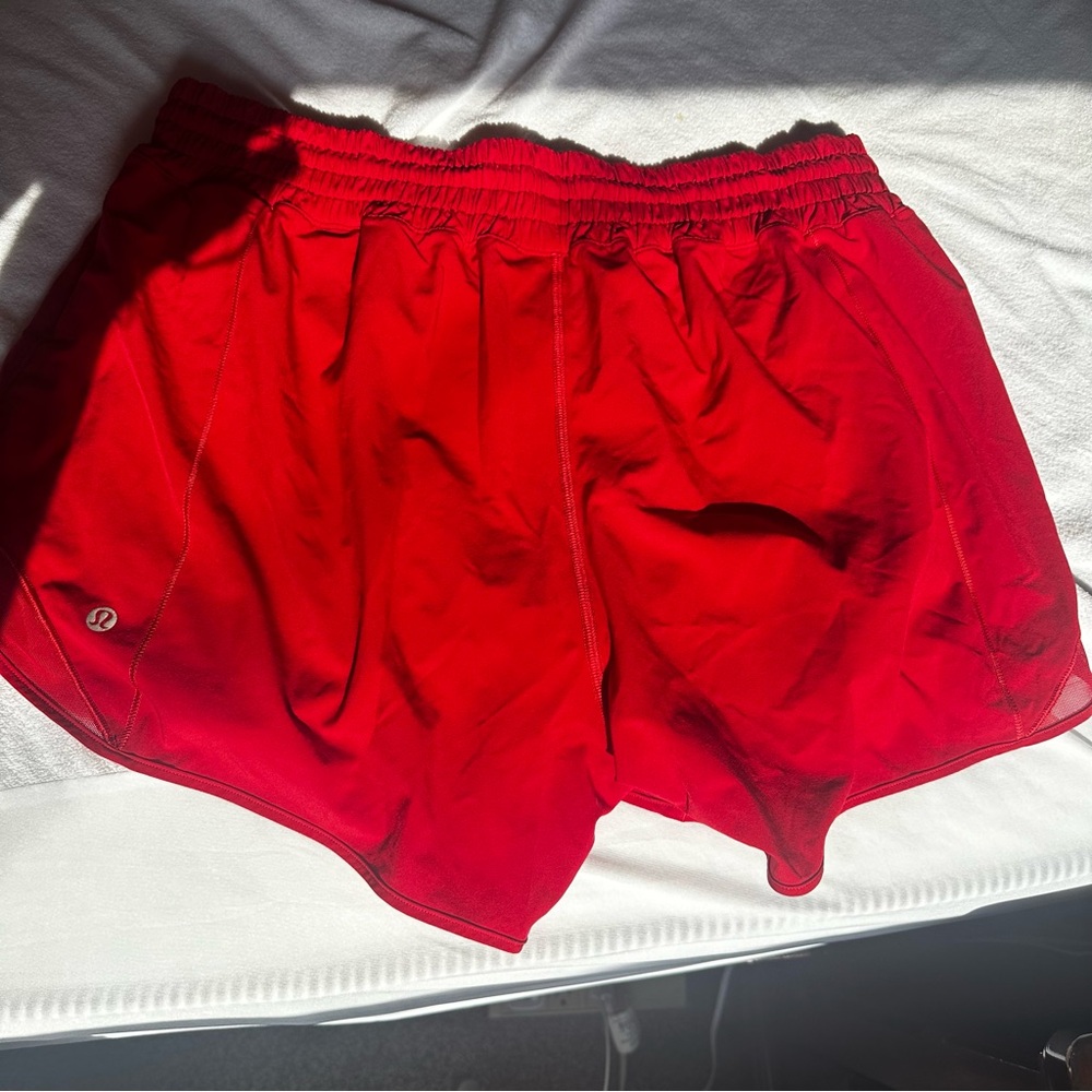Lululemon Red Shorts